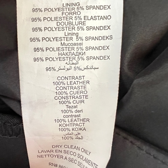 BEBE Leather Black Strapless mini Dress, size 00 - Picture 13 of 14